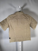 NWT G-Star RAW Arc Jacket Women’s Short Sleeve Stretch Canvas Beige Size Medium