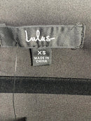 NWT Lulus Serious Stunner Black Bodycon Mini Dress XS