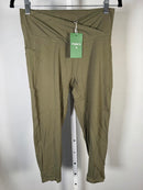 NWT Halara SoftlyZero High Waisted Crossover Pocket Capri Leggings-UPF50 Size XL
