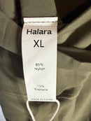 NWT Halara SoftlyZero High Waisted Crossover Pocket Capri Leggings-UPF50 Size XL
