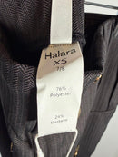 NWT Halara High Waisted Tummy Control Herringbone Charcoal Leggings Size XS 7/8