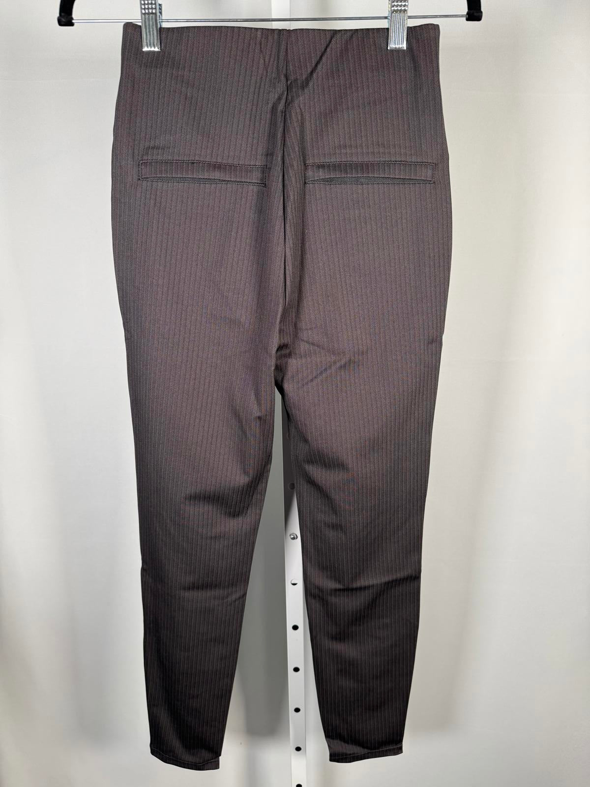 NWT Halara High Waisted Tummy Control Herringbone Charcoal Leggings Size XS 7/8