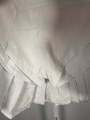 NWT Halara Pleated Skort 2-in-1 Buckle Detail White Tennis Golf Size XL