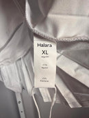 NWT Halara Pleated Skort 2-in-1 Buckle Detail White Tennis Golf Size XL