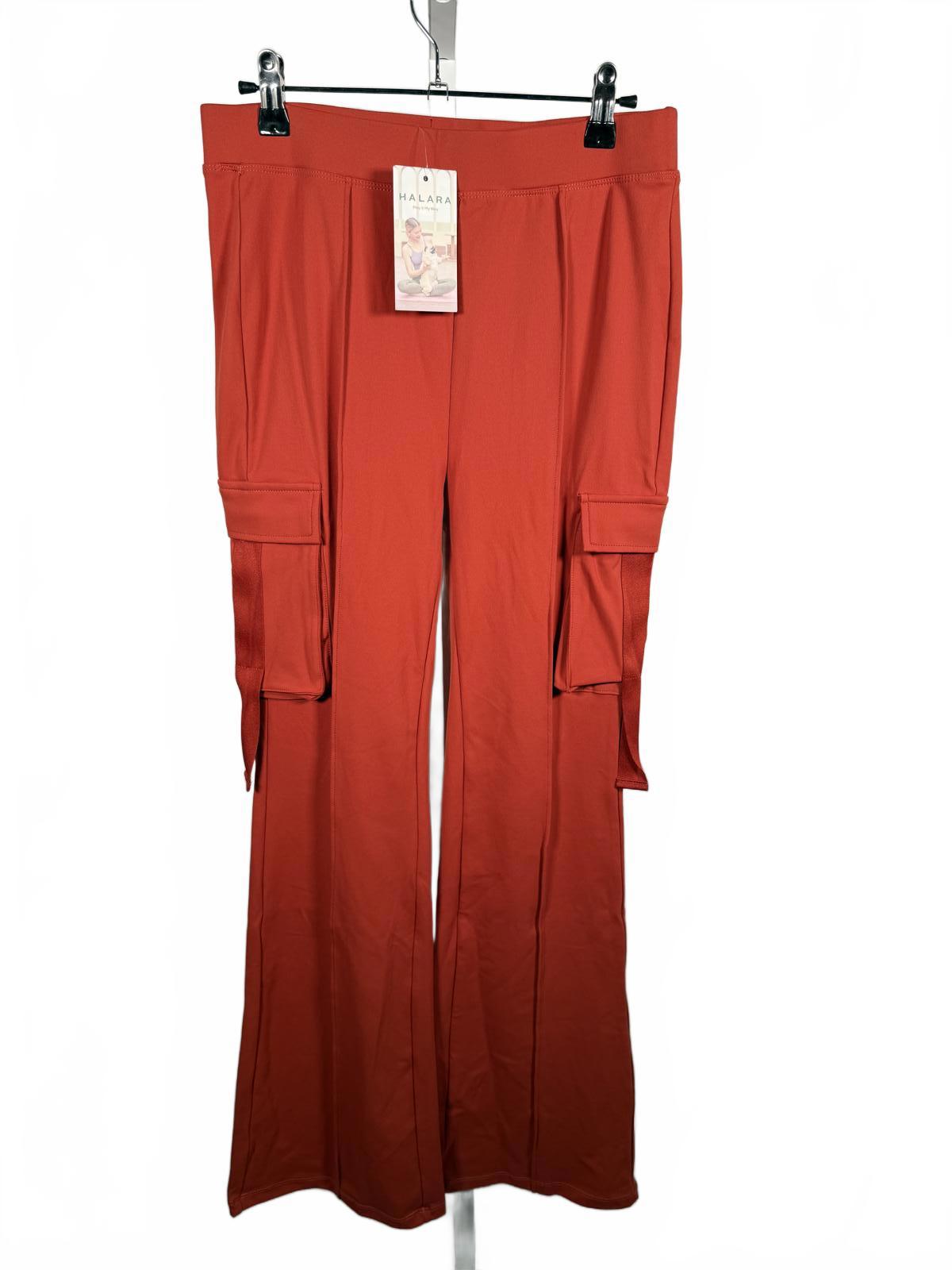 Halara Flex™ High Waisted Side Flap Pocket Cargo Flare Work Pants - M NWT