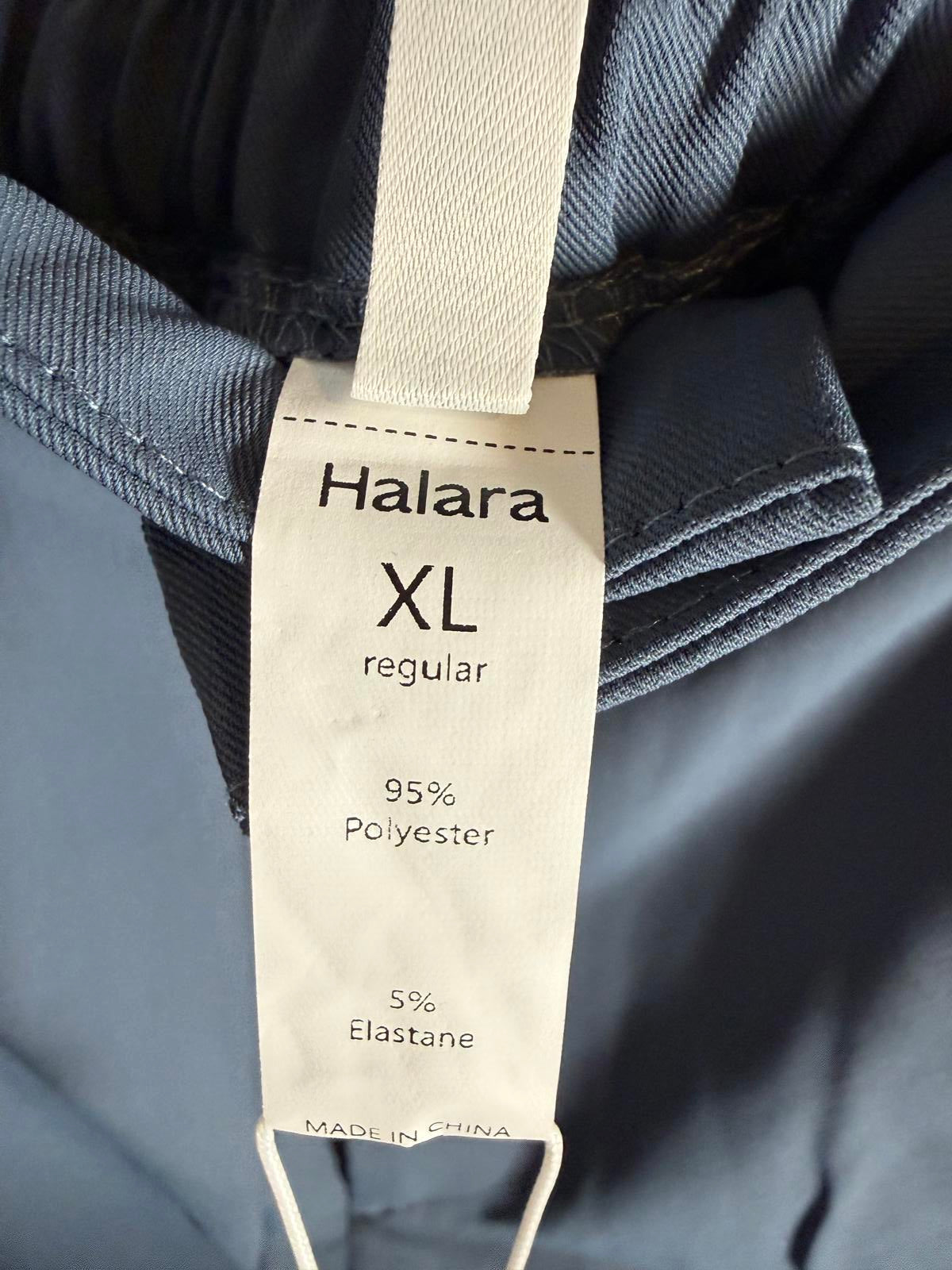 NWT Halara Flex High Waisted Zipper Pocket Shirred Straight Leg Work Pants XL