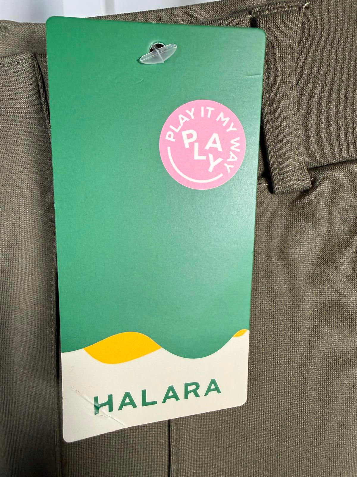 NWT Halara Women's Straight-Leg Pants with Front Patch Pockets Size Medium