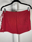 NWT Halara Red Mini Skirt Side Tie Athletic Casual Lightweight - Size XS