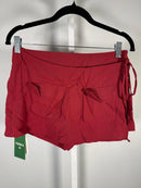 NWT Halara Red Mini Skirt Side Tie Athletic Casual Lightweight - Size XS