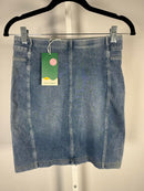 NWT Halara Denim Mini Skirt High Waisted Straight Casual Size XS
