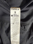 NWT Halara Black Athletic Skirt White Side Stripes Activewear Size Small