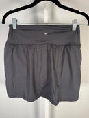 NWT Halara Black Athletic Skirt White Side Stripes Activewear Size Small