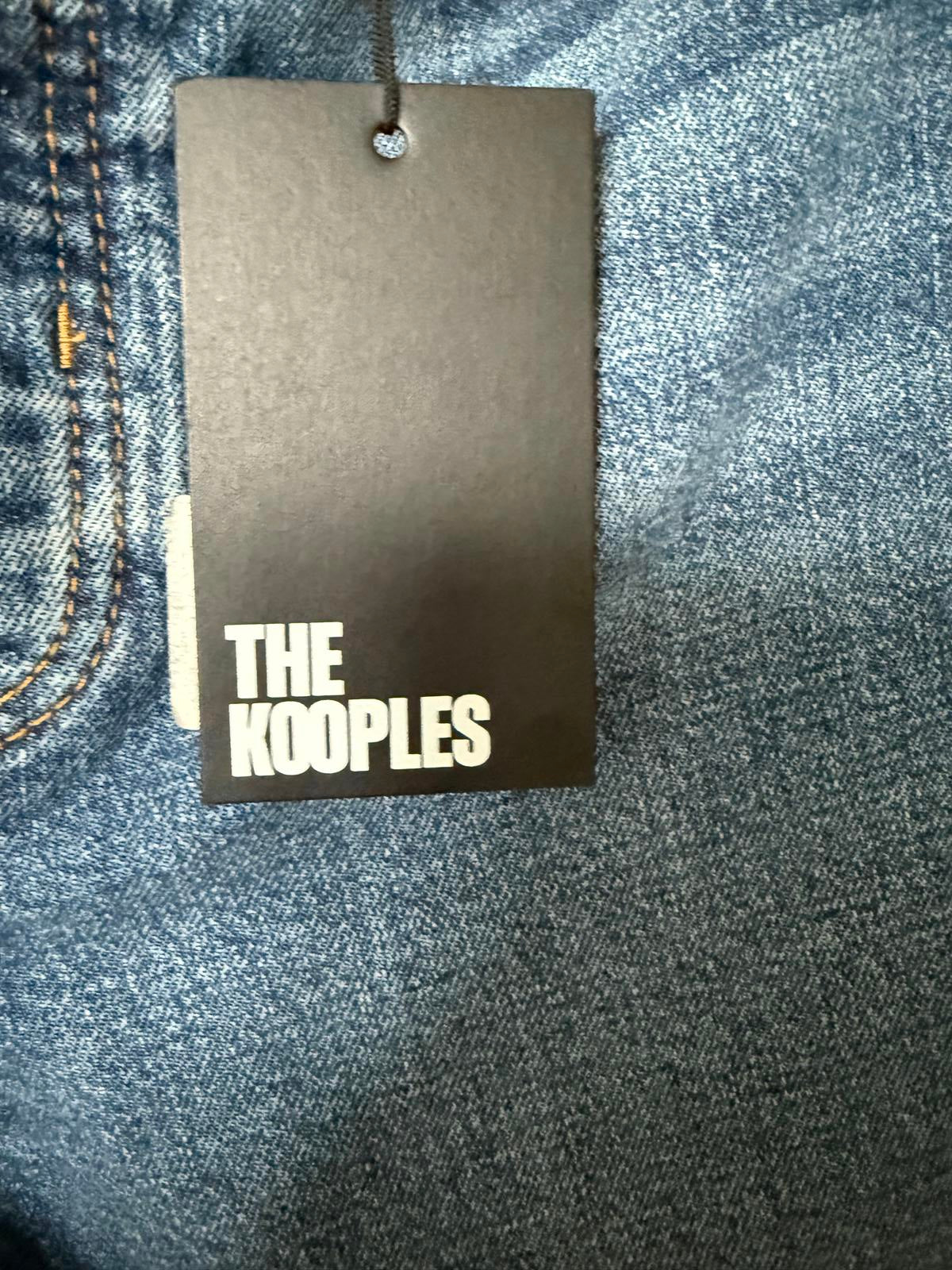 NWT The Kooples Women’s Blue Wash Slim Straight Denim Jeans Size 27
