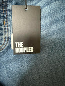 NWT The Kooples Women’s Blue Wash Slim Straight Denim Jeans Size 27