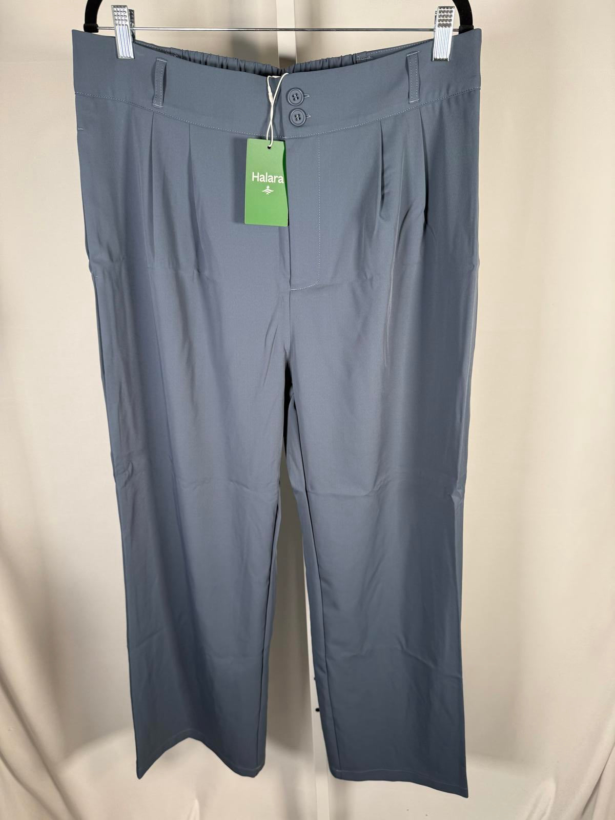 NWT Halara Flex™ High Waisted Shirred Straight Leg Work Pants Size XL