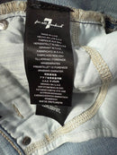 NWT 7 For All Mankind Josefina Slim Boyfriend Jeans Women’s Size 28 Light Wash