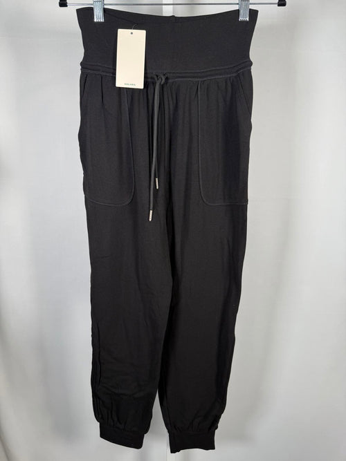 NWT Halara Small Black Sweatpants High Waisted Jogger Lounge Pants Size Small
