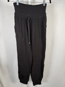 NWT Halara Small Black Sweatpants High Waisted Jogger Lounge Pants Size Small