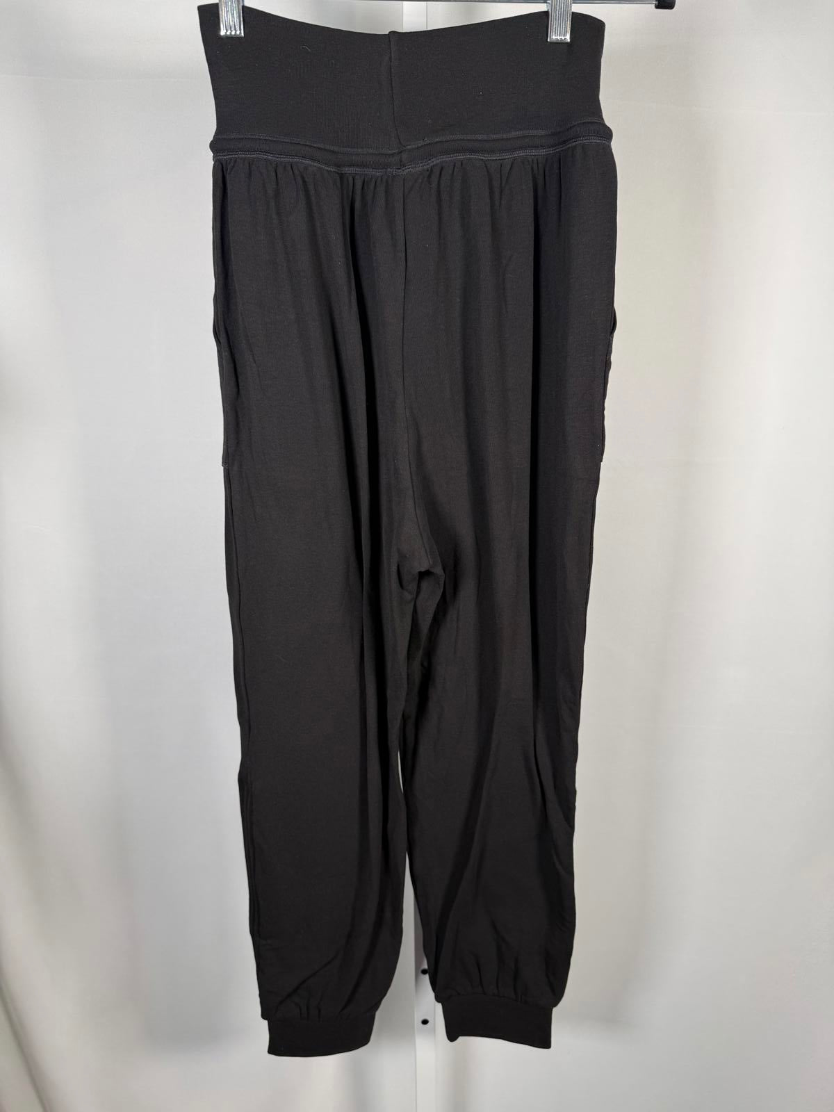 NWT Halara Small Black Sweatpants High Waisted Jogger Lounge Pants Size Small