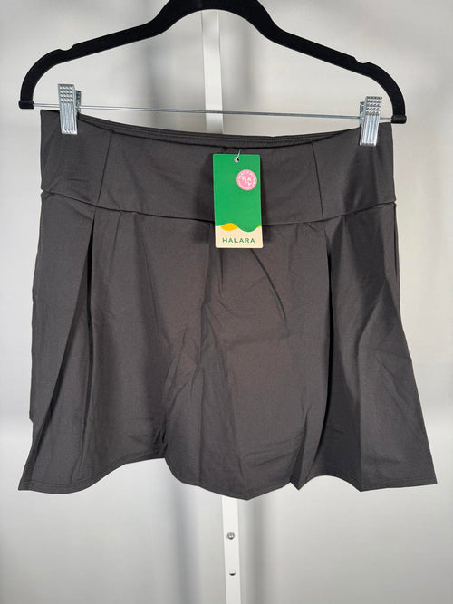 NWT Halara 2-In-1 Black Skirt Skort Built-In Shorts Activewear Gray Size XL