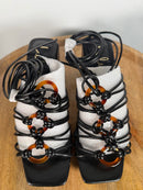NWB Lulus Finu Black Lace-Up High Heel Sandals Size 6.5