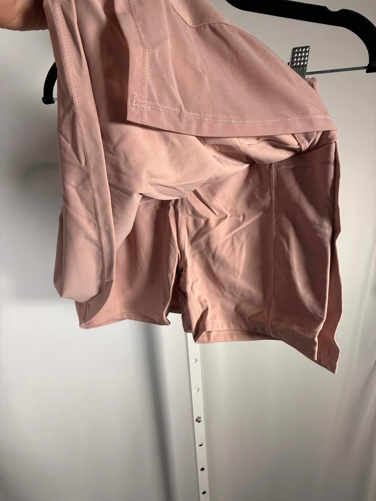 NWT Halara 2-in-1 Women’s Pink High Waisted Athletic Skirt Size XS