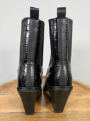 NWB H Halston Women's Charlotte Ankle Boots Black US Size 9