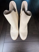 NWB Style & Co Masrinna Ecru Ankle Boots Women's Size 9