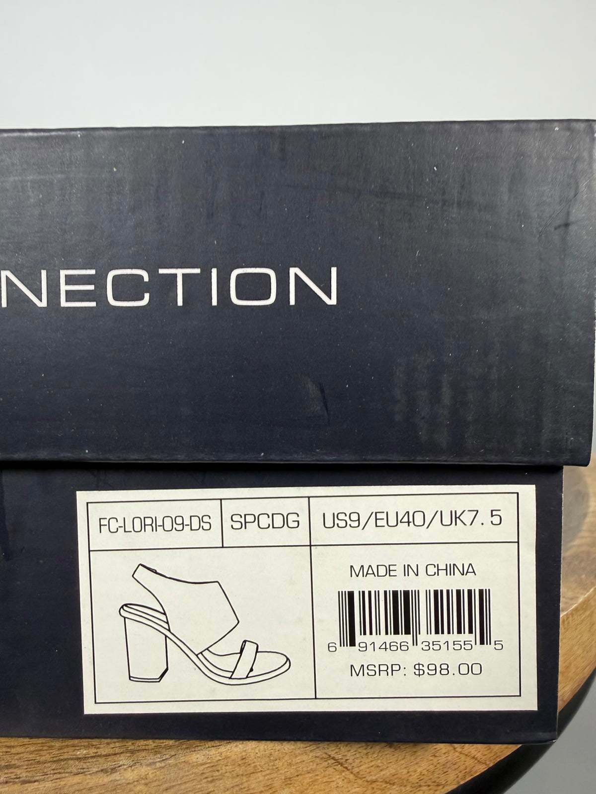 French Connection Women's Lori Sandals In Snakeskin Print Size 9 NWB