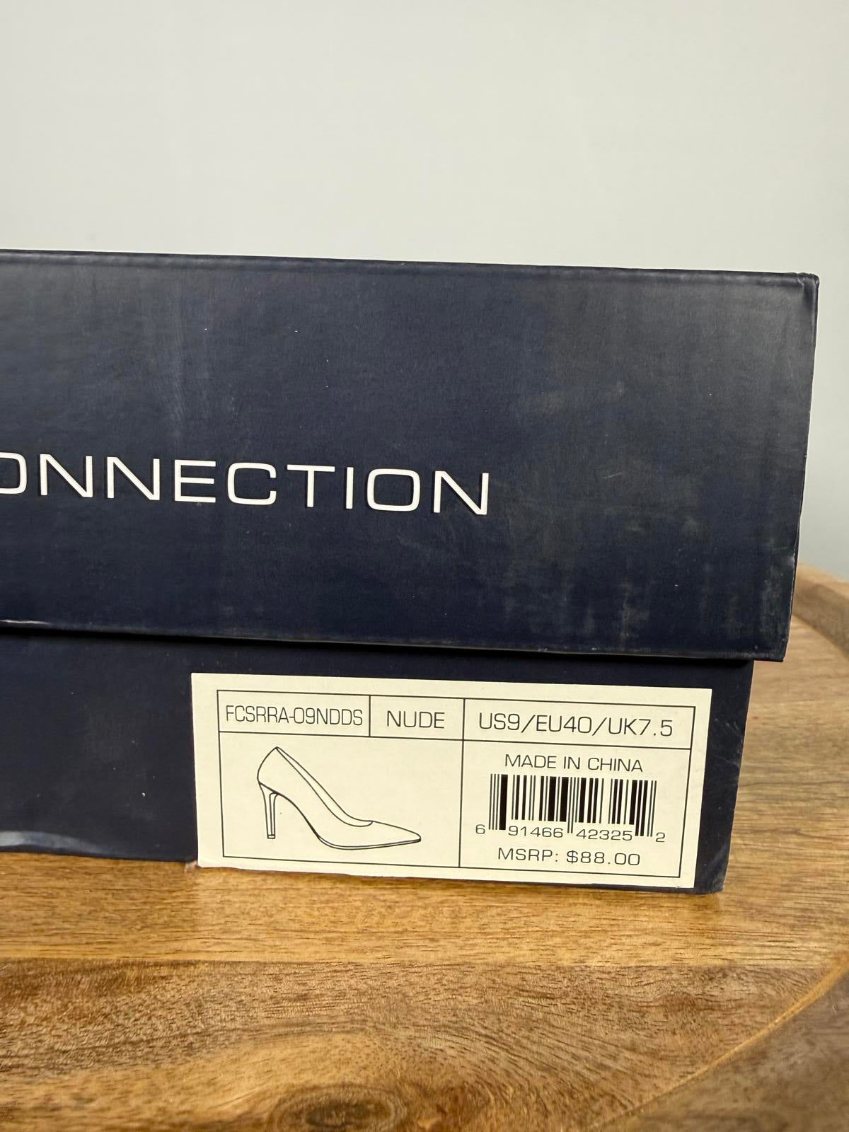 French Connection Nude Pointed Toe Stiletto Pumps US 9 NWB