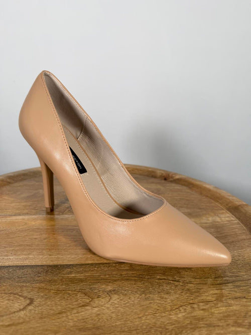 French Connection Nude Pointed Toe Stiletto Pumps US 9 NWB