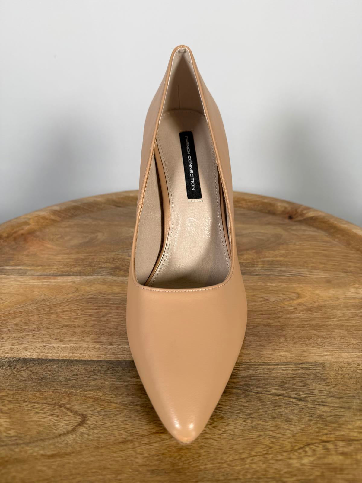French Connection Nude Pointed Toe Stiletto Pumps US 9 NWB