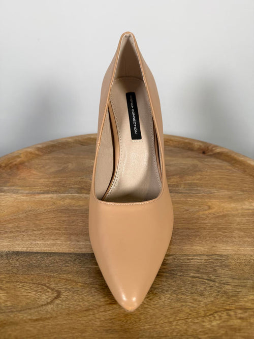 French Connection Nude Pointed Toe Stiletto Pumps US 9 NWB
