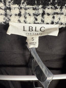 NWT LBLC THE LABEL Hayley Long Belted Plaid Wool Blend Jacket Small