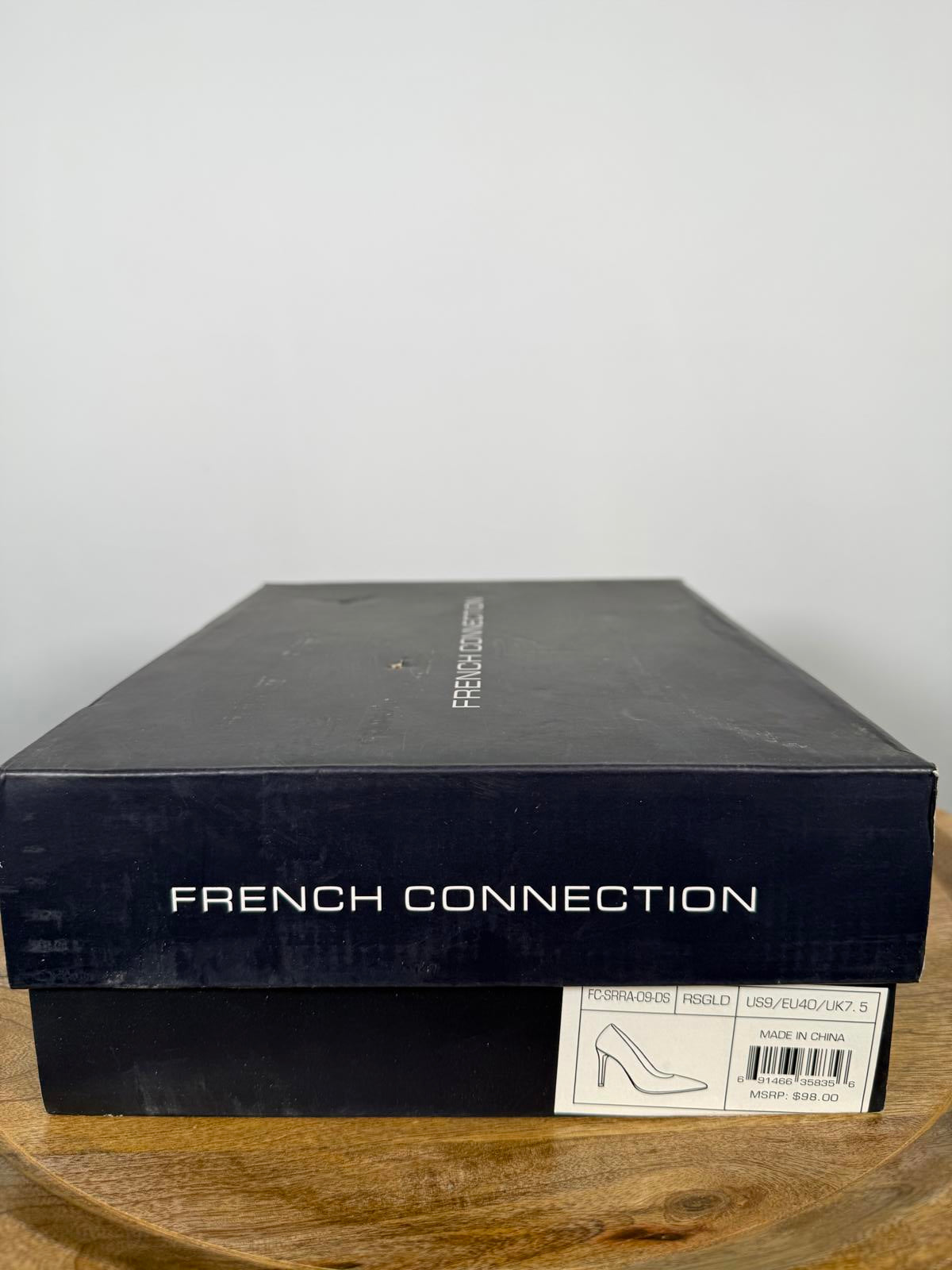 French Connection Rose Gold Pointed Toe Stiletto Heels US 9 NWB