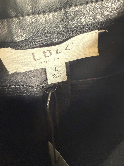 NWT LBLC The Label Robin Vegan Leather Skinny Pants Large