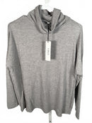 NWT LBLC The Label Mimi Cozy Heather Gray Turtleneck Top Size M