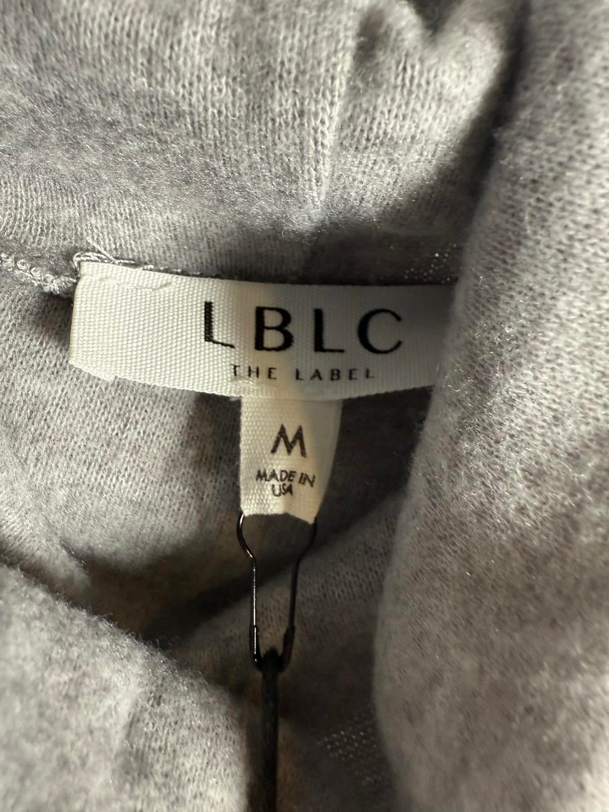 NWT LBLC The Label Mimi Cozy Heather Gray Turtleneck Top Size M