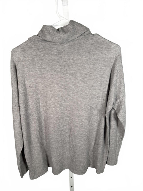 NWT LBLC The Label Mimi Cozy Heather Gray Turtleneck Top Size M