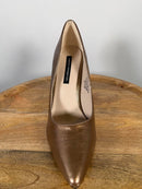 French Connection Rose Gold Pointed Toe Stiletto Heels US 9 NWB