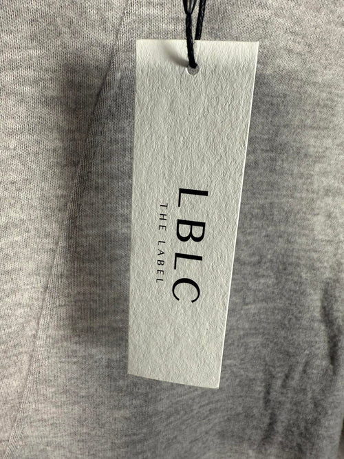NWT LBLC The Label Mimi Cozy Heather Gray Turtleneck Top Size M