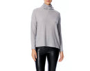 NWT LBLC The Label Mimi Cozy Heather Gray Turtleneck Top Size M