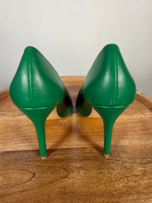 French Connection Womens Sierra Pointed Toe Pumps Green Size 7 NWB