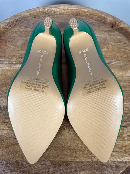 French Connection Womens Sierra Pointed Toe Pumps Green Size 7 NWB