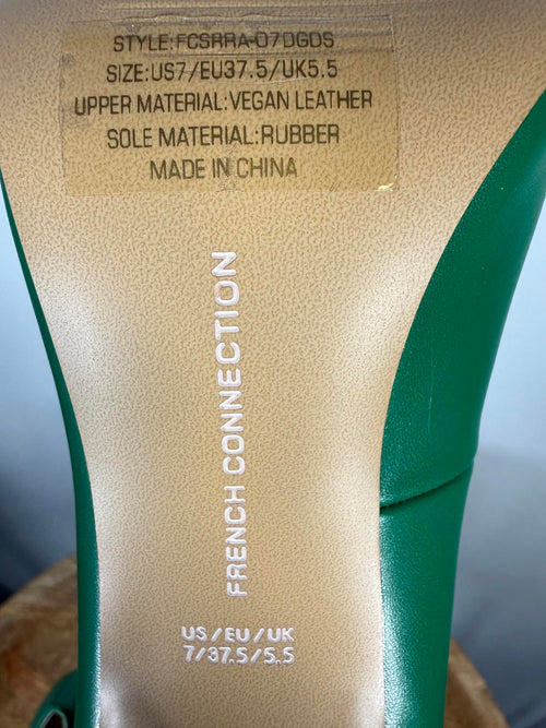French Connection Womens Sierra Pointed Toe Pumps Green Size 7 NWB
