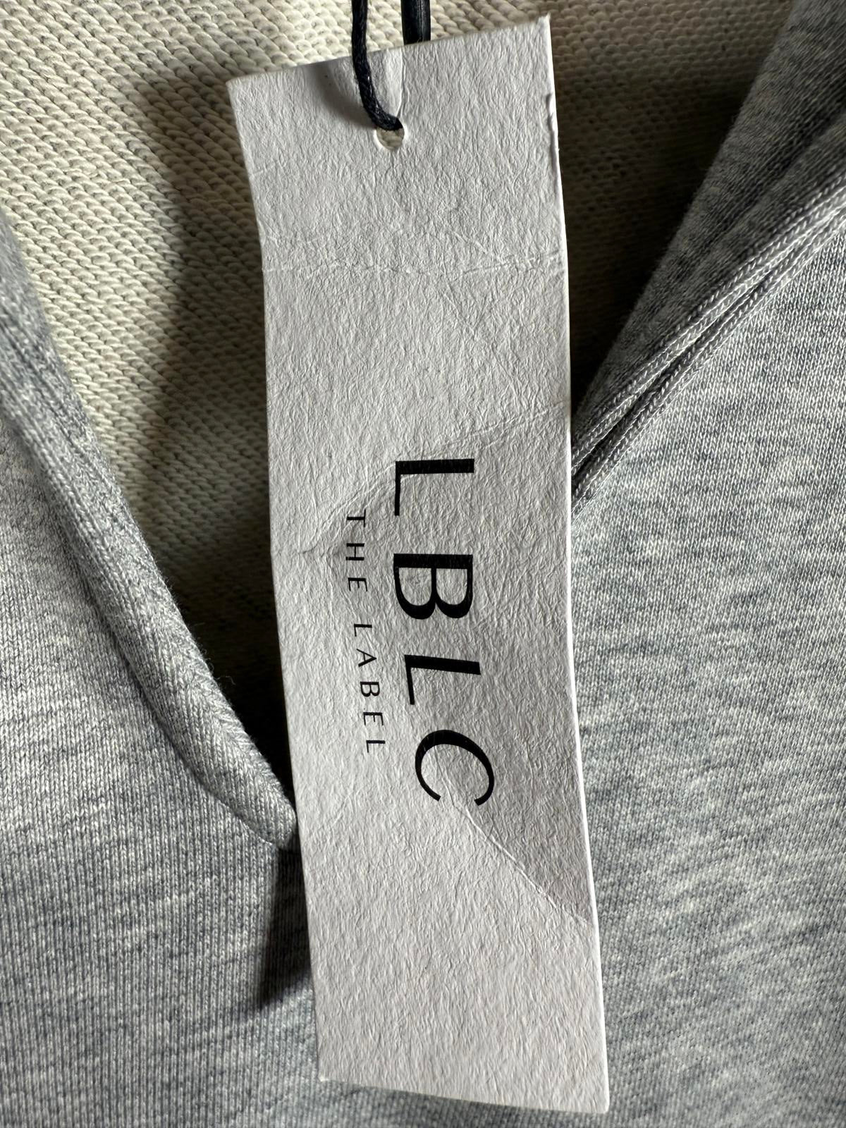 NWT LBLC The Label Tamara V-Neck Pullover Heather Gray XS