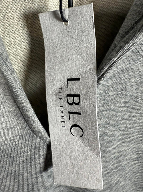 NWT LBLC The Label Tamara V-Neck Pullover Heather Gray XS