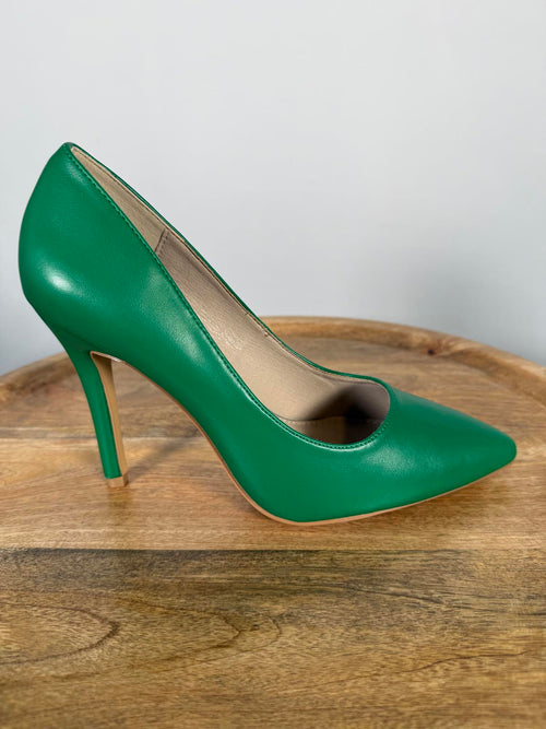 French Connection Womens Sierra Pointed Toe Comfortable Pumps Green Size 8.5 NWB