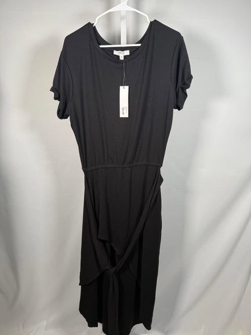 NWT LBLC The Label BLACK Women's Kelly Wrap Dress Size Medium
