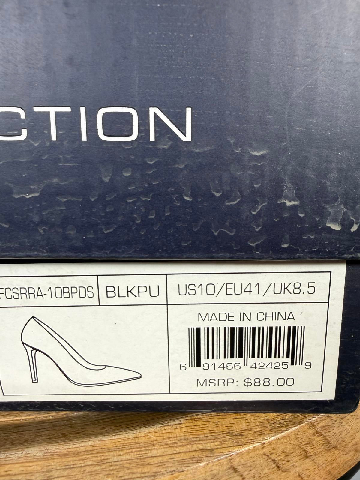 French Connection Womens Sierra Pointed Toe Pumps Black Size Size 10 NWB